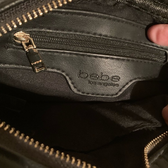 Bebe Los Angeles black cross body quilted bag - Picture 6 of 8